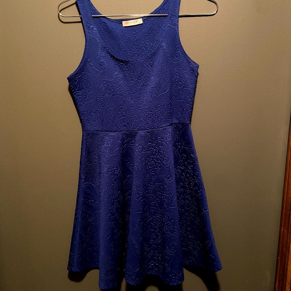 Blue Skater Dress